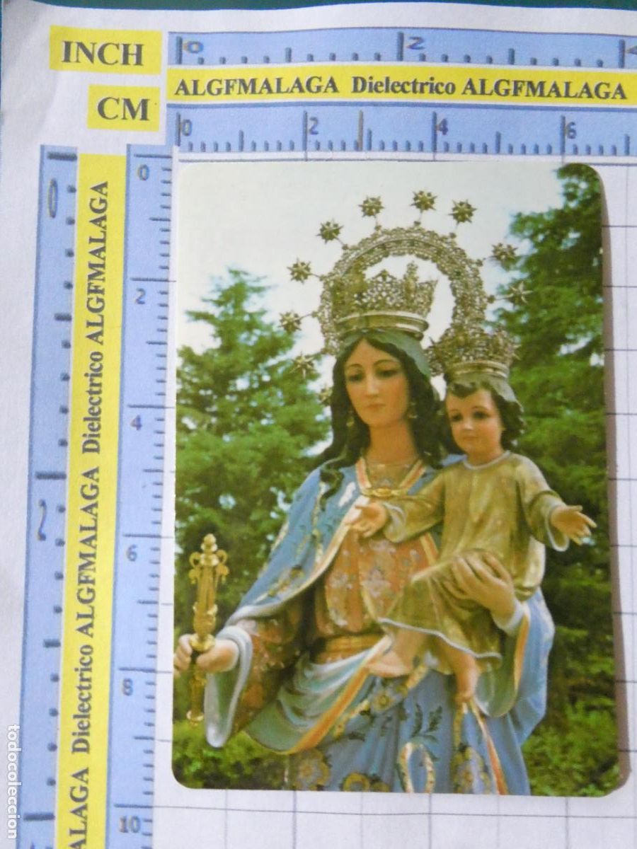Postales: RECORDATORIO RELIGIOSO SEMANA SANTA. RONDA M&Aacute;LAGA CALENDARIO 1995 SANTUARIO MAR&Iacute;A AUXILIADORA. 25