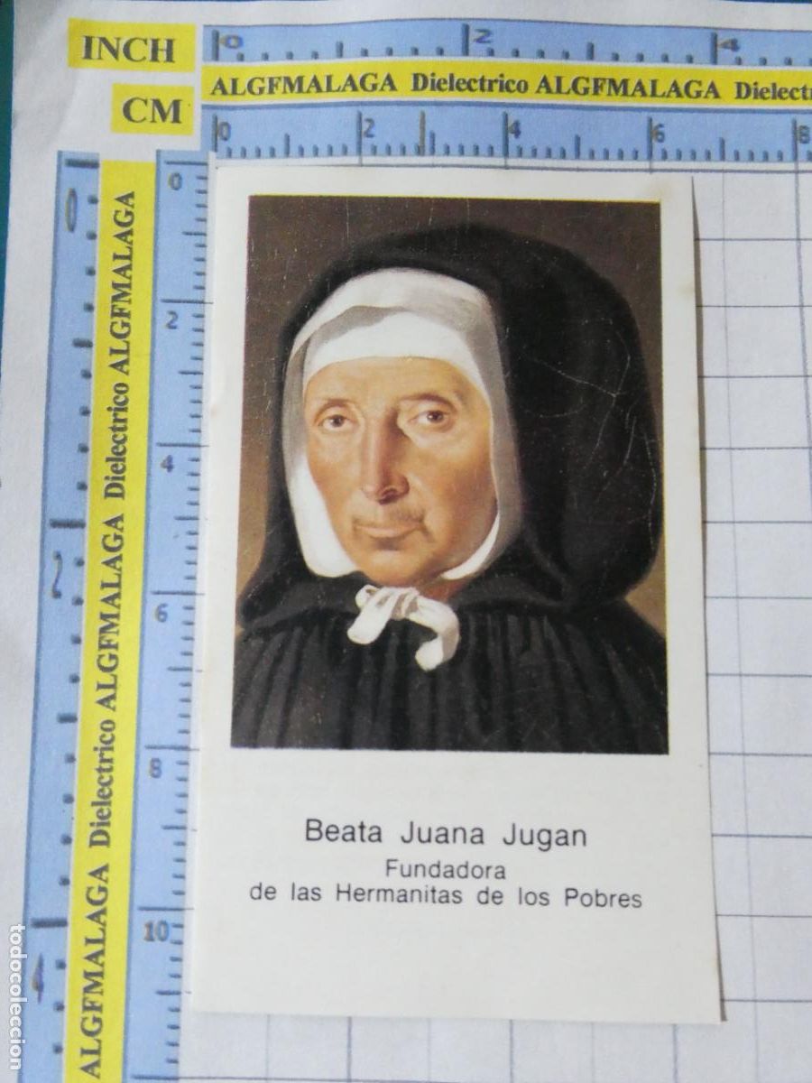Postales: RECORDATORIO RELIGIOSO SEMANA SANTA. BEATA JUANA JUGAN FUNDADORA HERMANISTAS DE LOS POBRES. 27