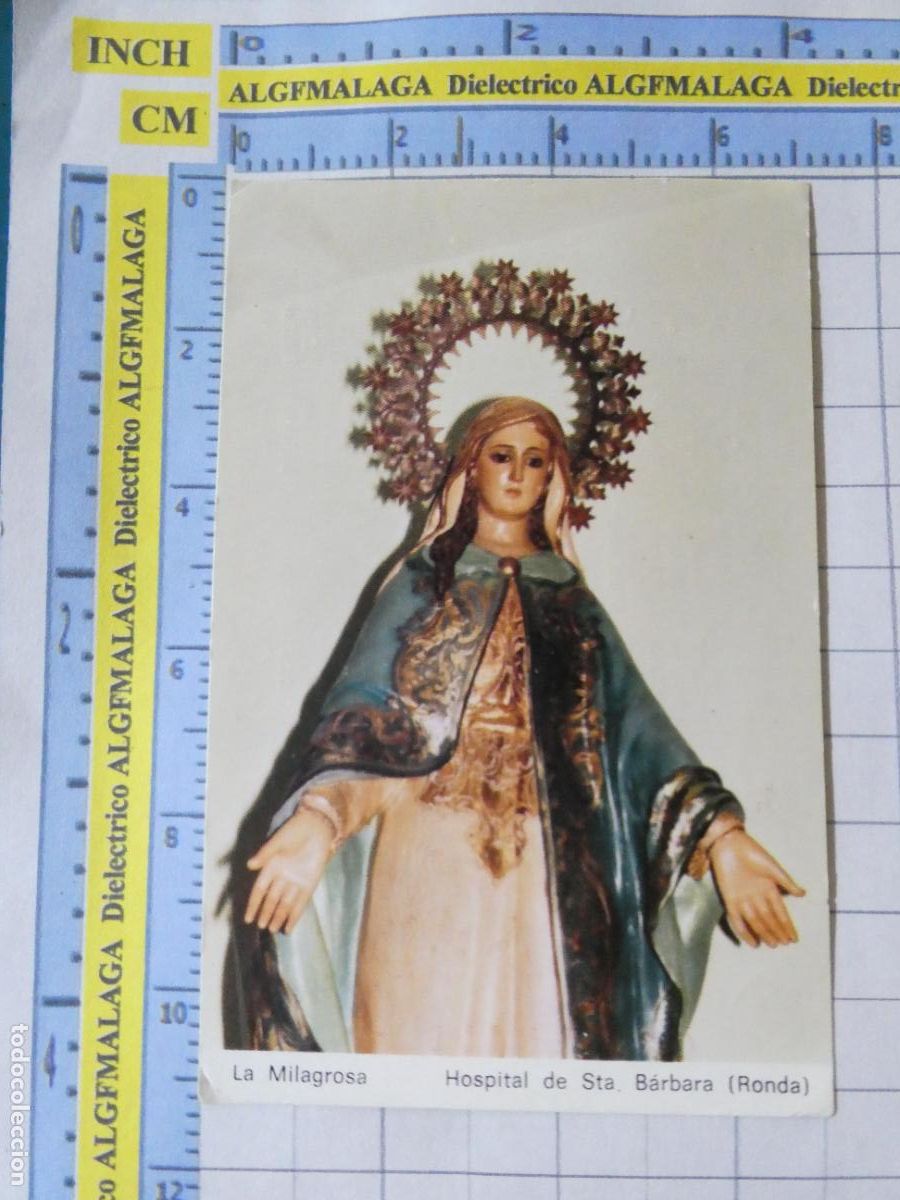 Postales: RECORDATORIO RELIGIOSO SEMANA SANTA. RONDA M&Aacute;LAGA MILAGROSA HOSPITAL SANTA B&Aacute;RBARA 1983 CALENDAR. 36