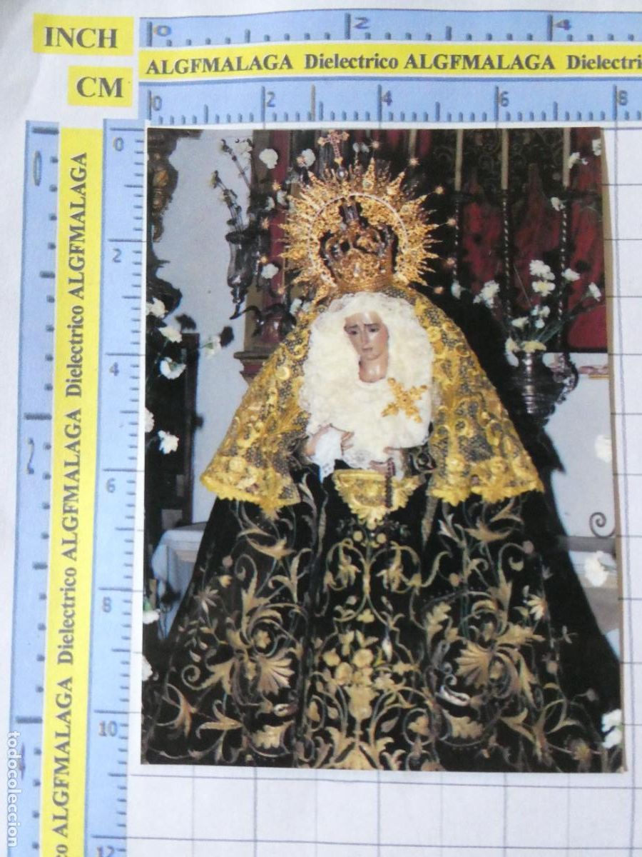 Postales: RECORDATORIO RELIGIOSO SEMANA SANTA. RONDA M&Aacute;LAGA VIRGEN DE LOS DOLORES. 38