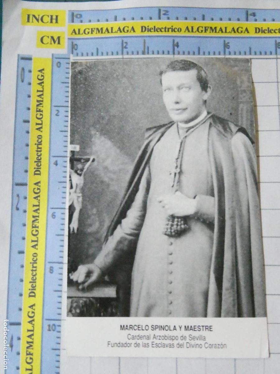 Postales: RECORDATORIO RELIGIOSO SEMANA SANTA. MARCELO SPINOLA Y MAESTRE CARDENAL ARZOBISPO SEVILLA. 42