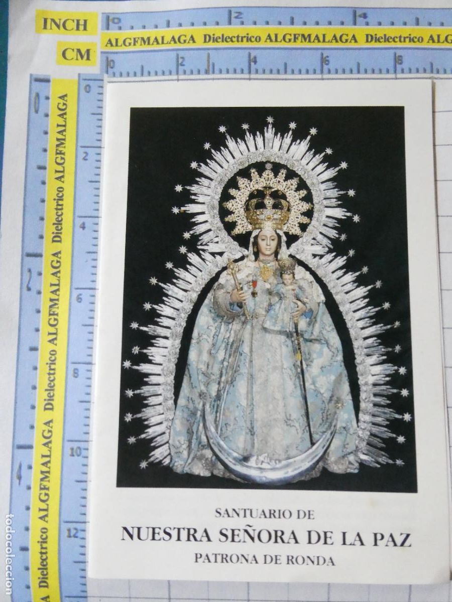 Postales: RECORDATORIO RELIGIOSO SEMANA SANTA. RONDA M&Aacute;LAGA NUESTRA SE&Ntilde;ORA DE LA PAZ 52