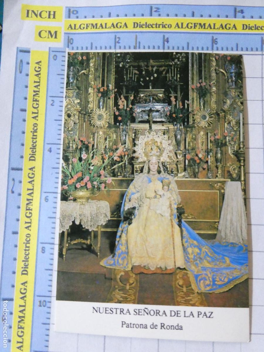 Postales: RECORDATORIO RELIGIOSO SEMANA SANTA. RONDA M&Aacute;LAGA, NUESTRA SE&Ntilde;ORA DE LA PAZ. 54