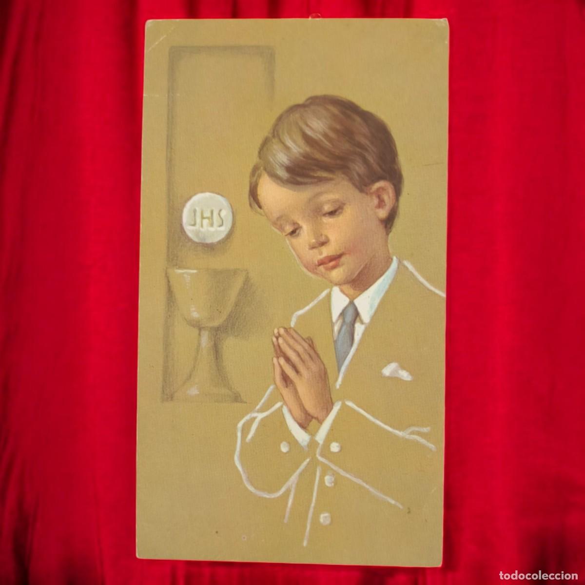 Cartes Postales: Antiguo Recordatorio de Primera Comuni&oacute;n - A&ntilde;o 1981