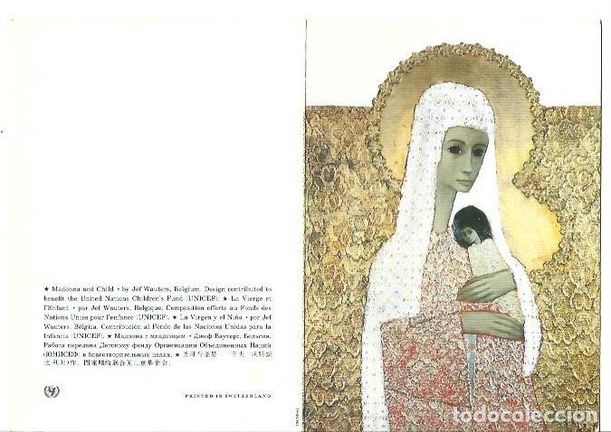 Postales: LA VIRGEN Y EL NI&Ntilde;O. (JEF WAUTERS)