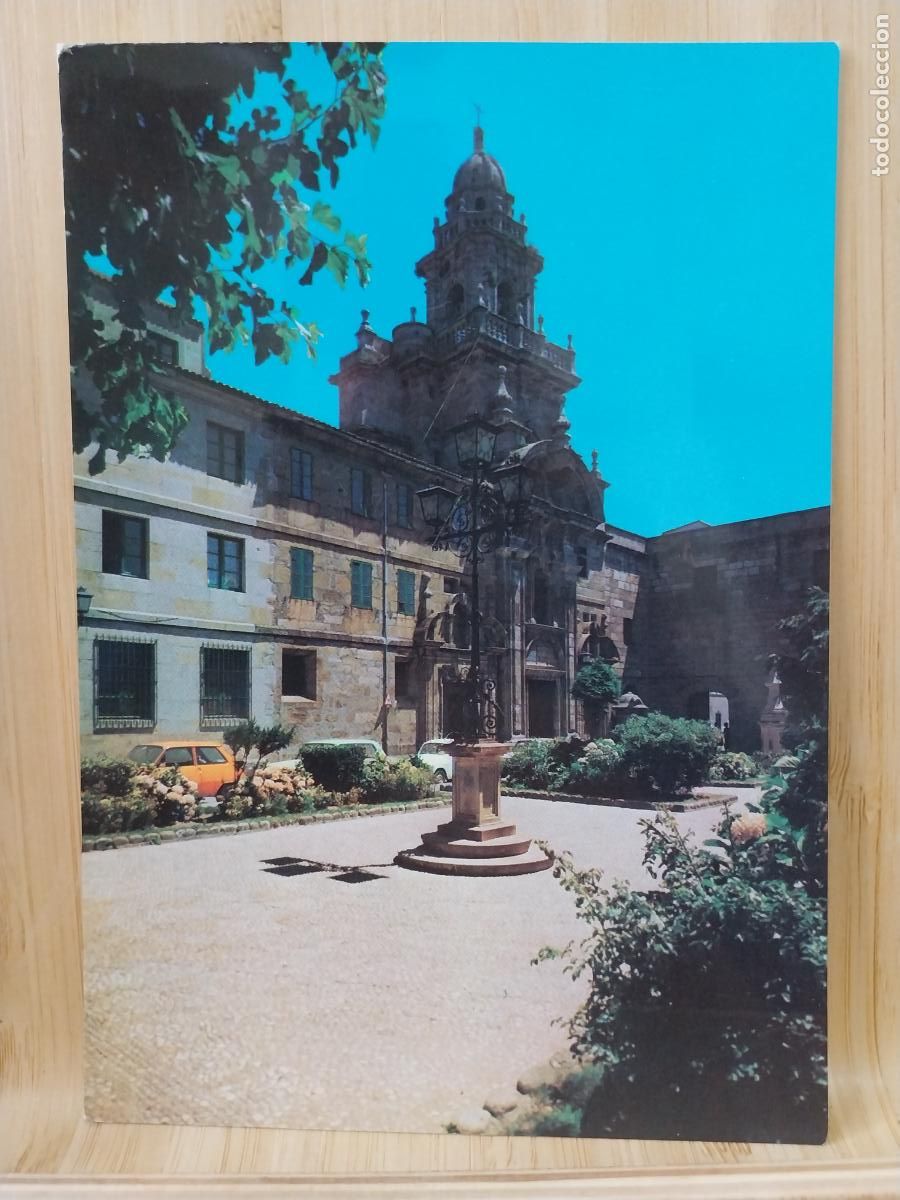 Postales: CORU&Ntilde;A SANTO DOMINGO ED FAMA 3628 SC ORIGINAL COCHES CL&Aacute;SICOS ANIMADA