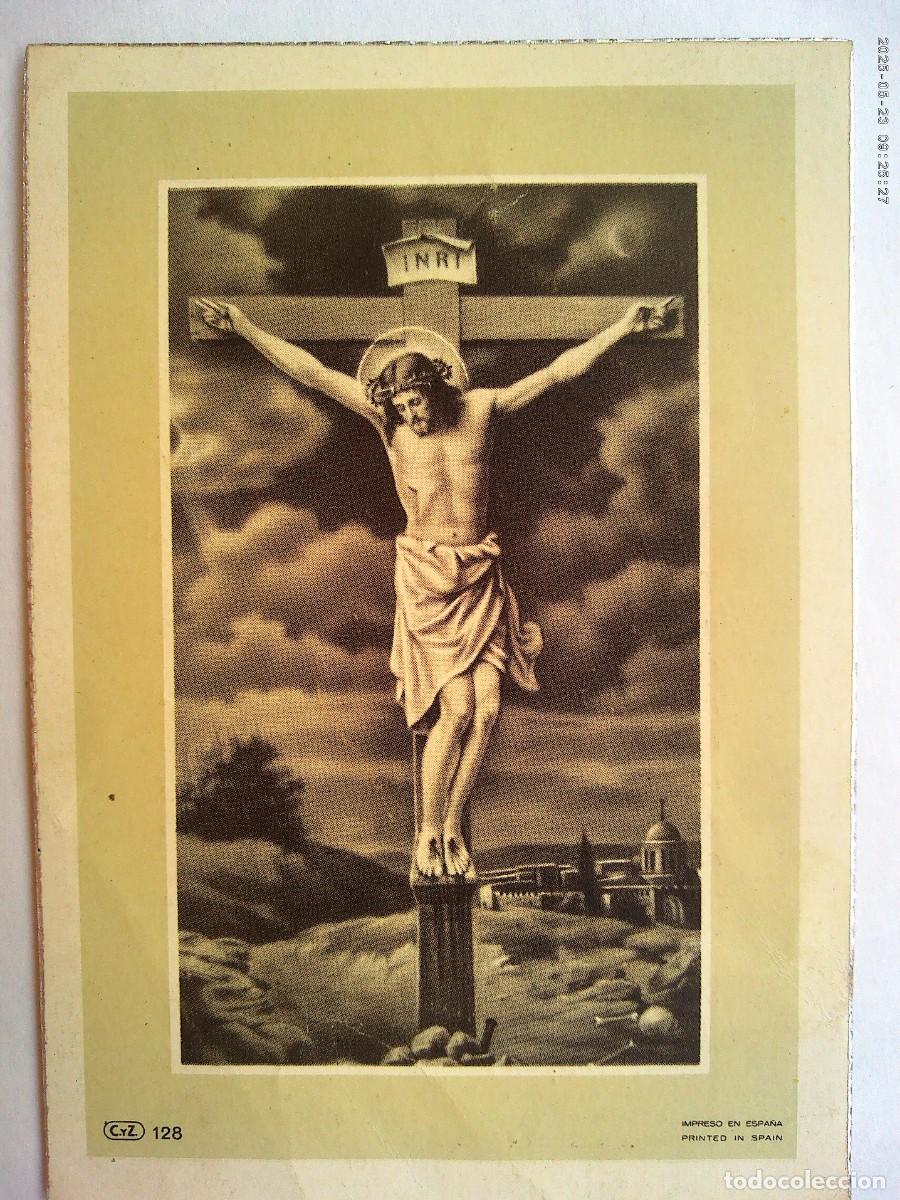 Postales: RECORDATORIO DE SE&Ntilde;ORA VIUDA FALLECIDA EN MADRID EN 1961