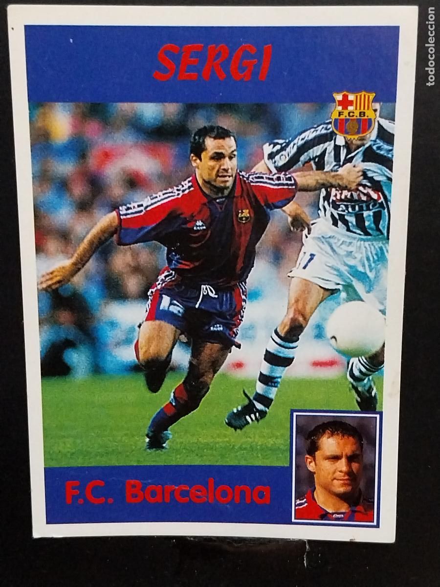 Postales: SERGI BARCELONA LIGA 1997 97 98 PANINI CROMO 22 SIN PEGAR NUNCA ORIGINAL