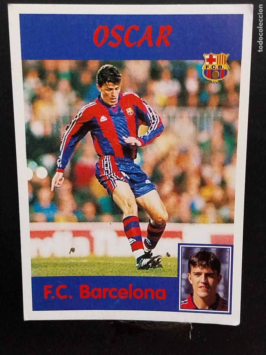 Postales: OSCAR BARCELONA LIGA 1997 97 98 PANINI CROMO 24 A SIN PEGAR NUNCA ORIGINAL