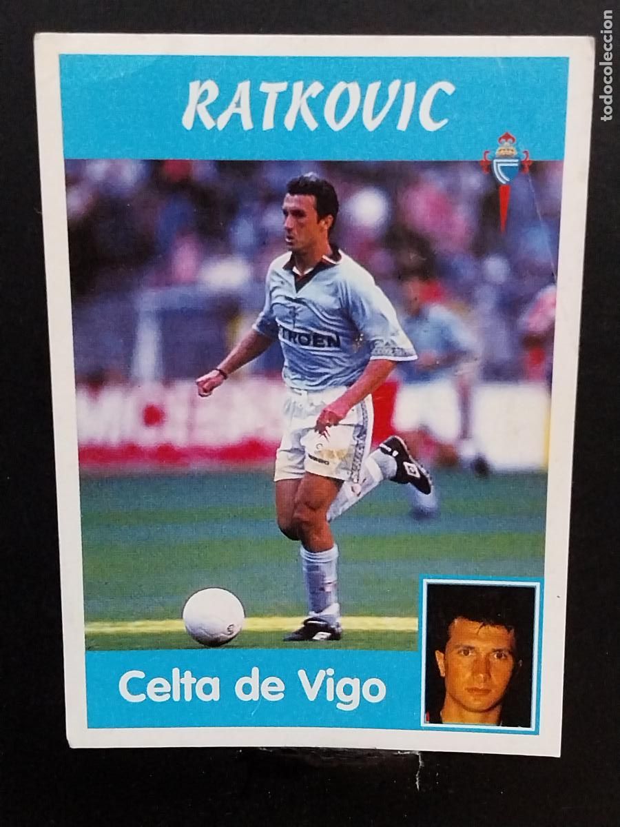 Postales: RATKOVIC CELTA VIGO LIGA 1997 97 98 PANINI CROMO 252 SIN PEGAR NUNCA ORIGINAL **