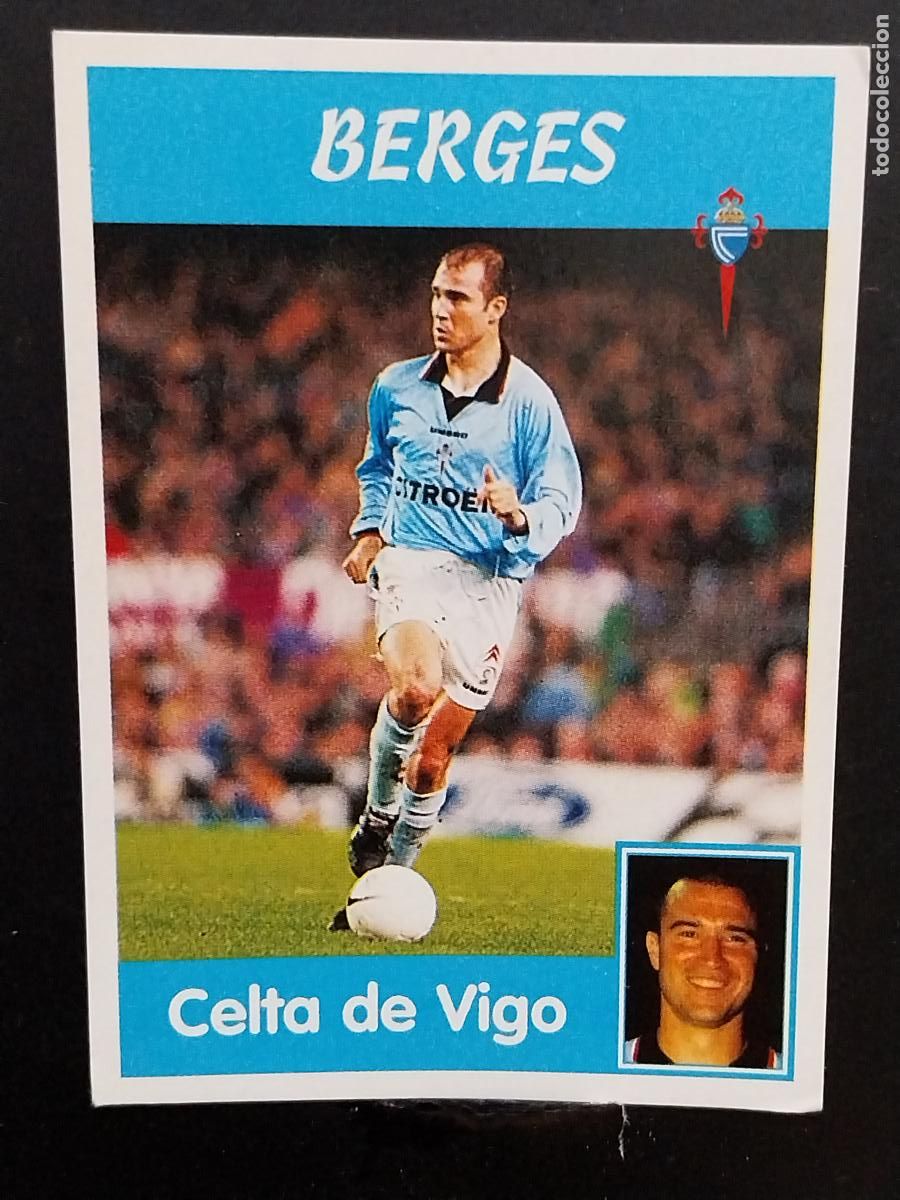Postales: BERGES CELTA VIGO LIGA 1997 97 98 PANINI CROMO 246 SIN PEGAR NUNCA ORIGINAL **