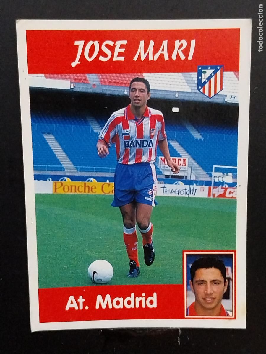 Postales: JOSE MARI ATLETICO AT MADRID LIGA 1997 97 98 PANINI CROMO 79 SIN PEGAR NUNCA ORIGINAL **