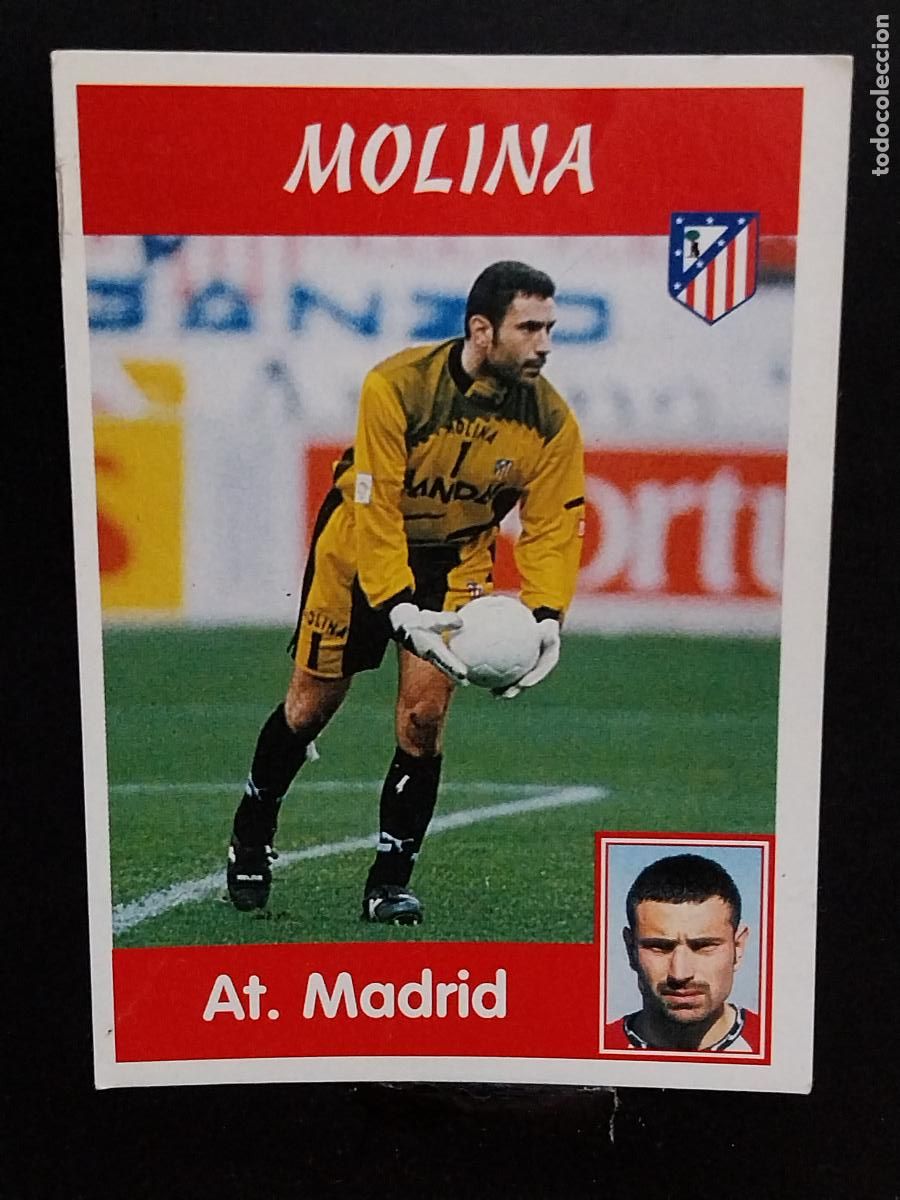 Postales: MOLINA ATLETICO AT MADRID LIGA 1997 97 98 PANINI CROMO 65 SIN PEGAR NUNCA ORIGINAL **