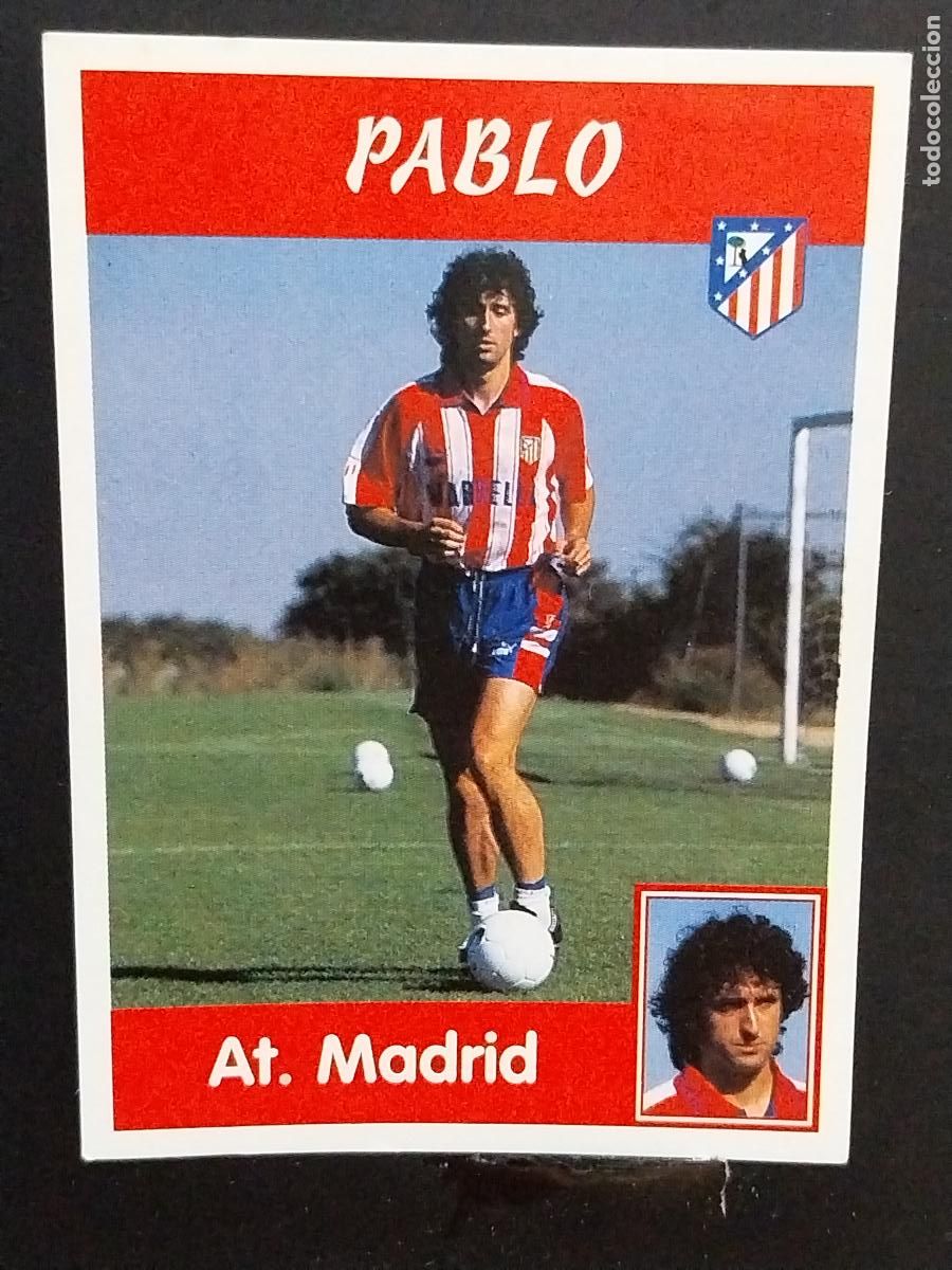 Postales: PABLO ATLETICO AT MADRID LIGA 1997 97 98 PANINI CROMO 69 A SIN PEGAR NUNCA ORIGINAL **