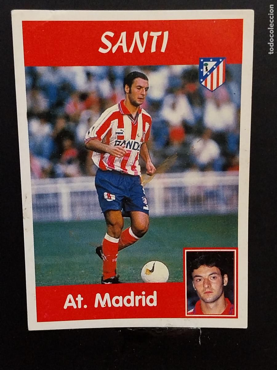 Postales: SANTI ATLETICO AT MADRID LIGA 1997 97 98 PANINI CROMO 68 SIN PEGAR NUNCA ORIGINAL **