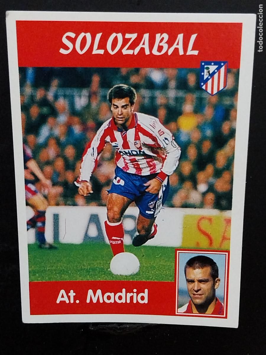 Postales: SOLOZABAL ATLETICO AT MADRID LIGA 1997 97 98 PANINI CROMO 69 SIN PEGAR NUNCA ORIGINAL **