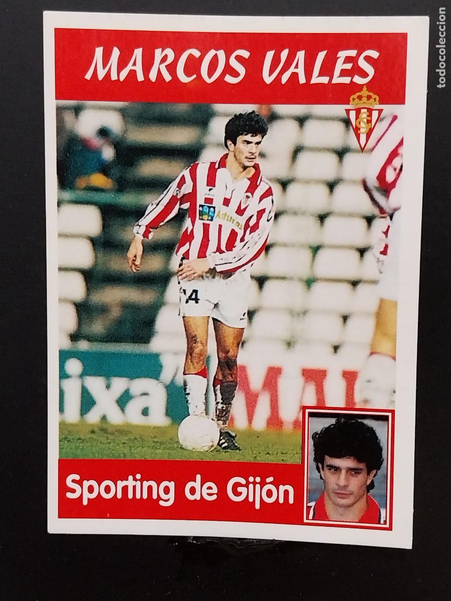 Postales: MARCOS VALES GIJON LIGA 1997 97 98 PANINI CROMO 235 SIN PEGAR NUNCA ORIGINAL **