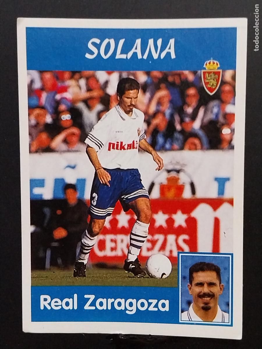 Postales: SOLANA ZARAGOZA LIGA 1997 97 98 PANINI CROMO 214 SIN PEGAR NUNCA ORIGINAL **
