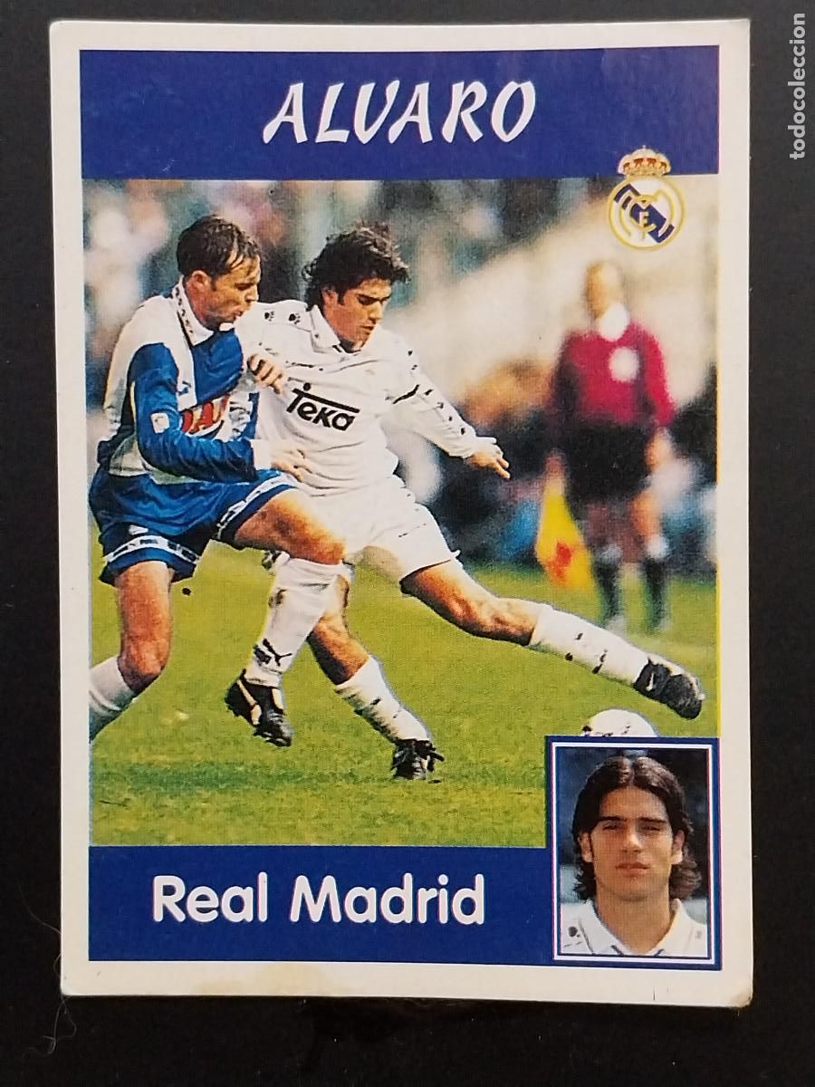 Postales: ALVARO BENITO REAL MADRID LIGA 1997 97 98 PANINI CROMO 11 A SIN PEGAR NUNCA ORIGINAL **