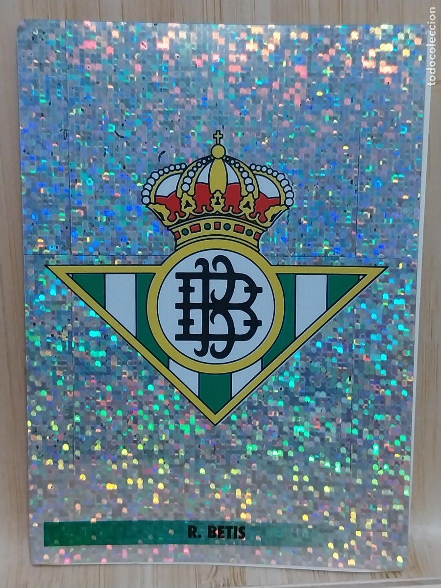 Postales: BETIS ESCUDO BRILLANTE EQUIPOS EUROPA PANINI CROMO 79 SIN PEGAR NUNCA ORIGINAL *