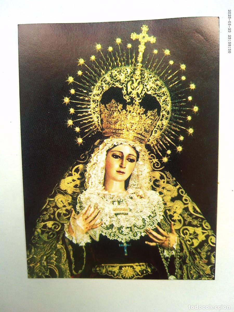 Postales: SEMANA SANTA SEVILLA: ESTAMPA Y TROZO DE PALIO RECUERDO RESTAURACION PASO PATROCINIO 2001-03