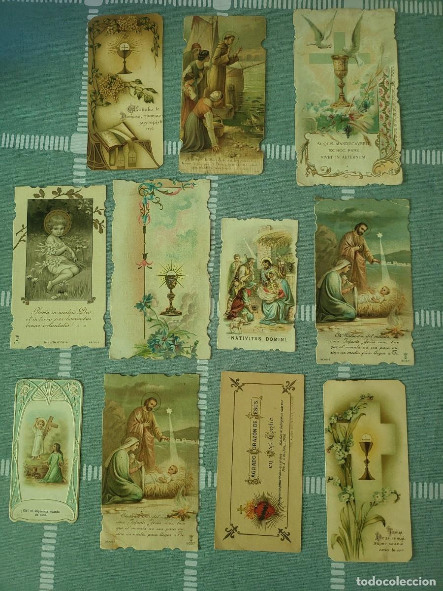Postales: 11 estampas religiosas muy antiguas...