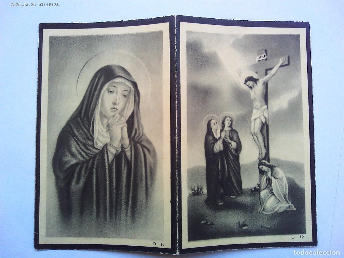 Cartoline: RECORDATORIO DE SE&Ntilde;ORA VIUDA FALLECIDA EN SEVILLA EN 1957