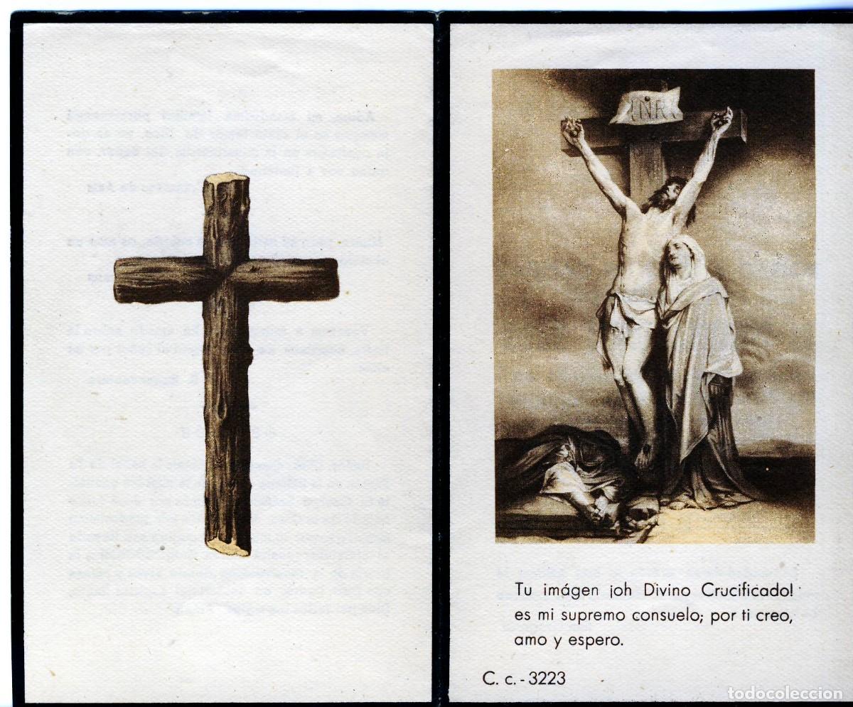 Postales: RECORDATORIO DE LA MUERTE DE D&ordf; COCEPCI&Oacute;N CISTER&Eacute; ANDREU.-25 MAYO 1950.-