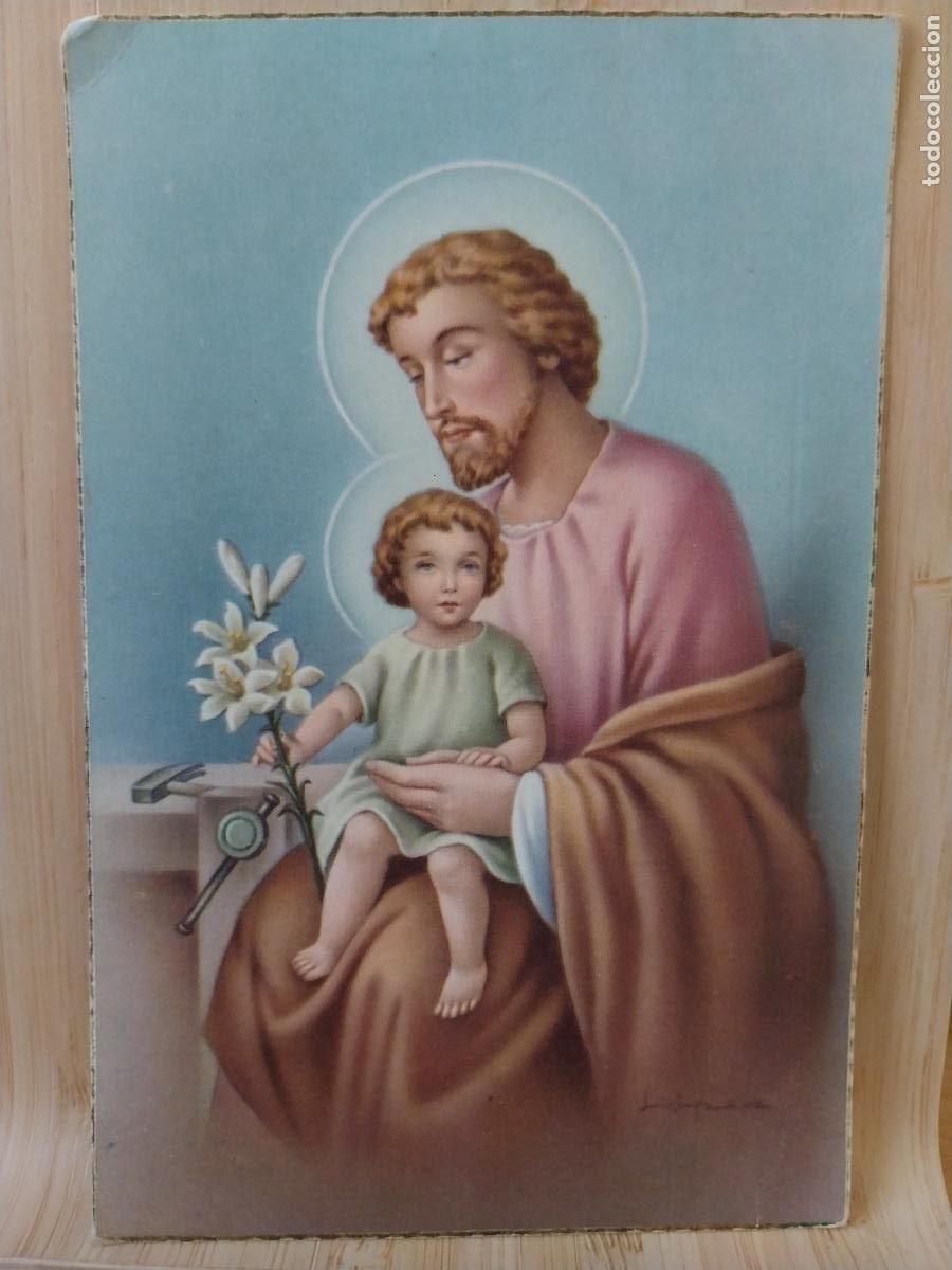 Postales: SAN JOS&Eacute; NI&Ntilde;O JESUS ED CYZ ESCRITA