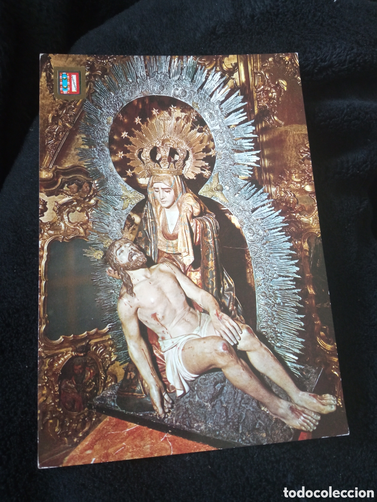 Postales: Antigua postal fotogr&aacute;fica, Virgen de las Angustias, Patrona de Ayamonte (Huelva)