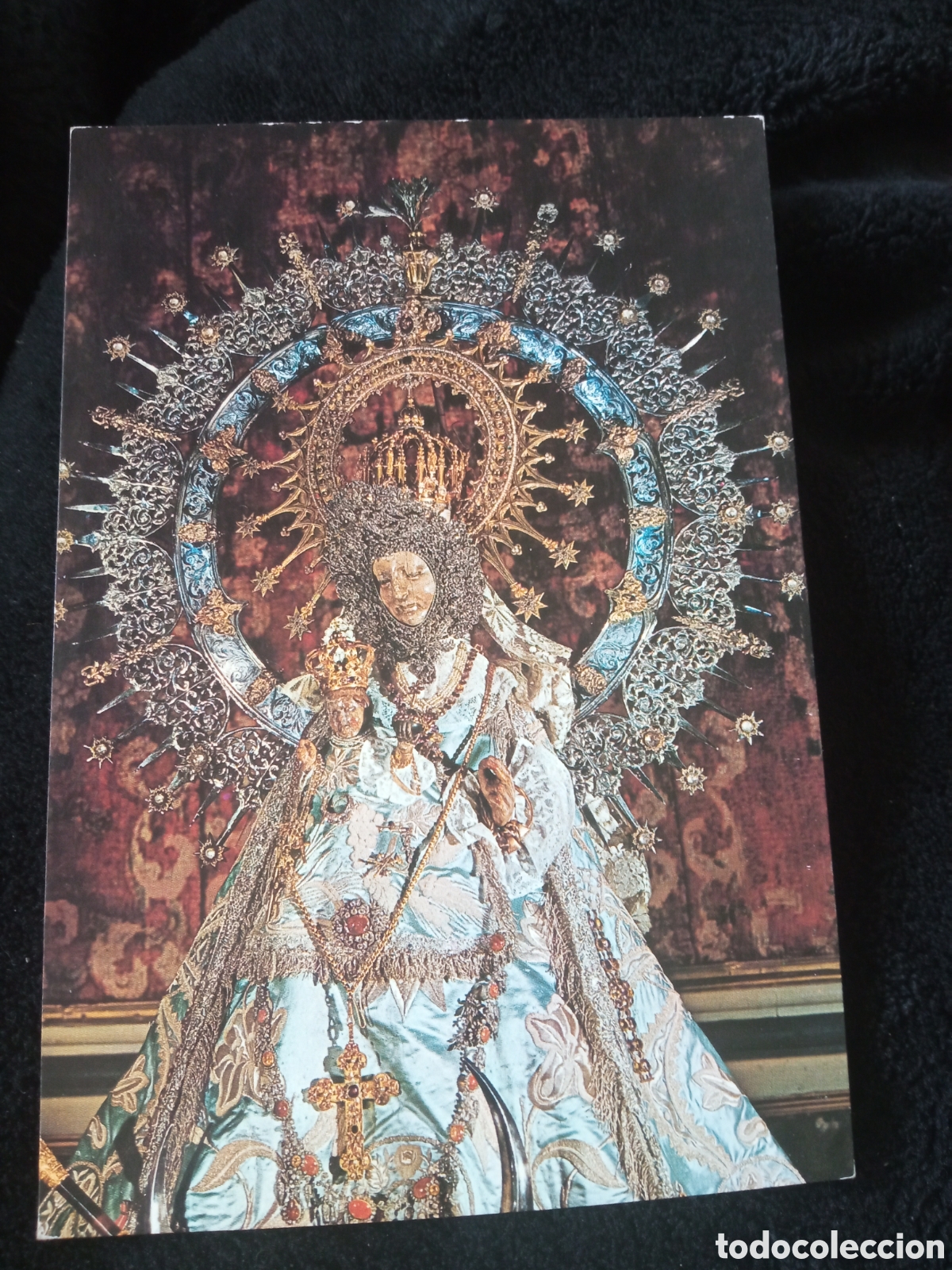 Postales: Antigua postal fotogr&aacute;fica, Nuestra Se&ntilde;ora de la Fuencisla, Segovia