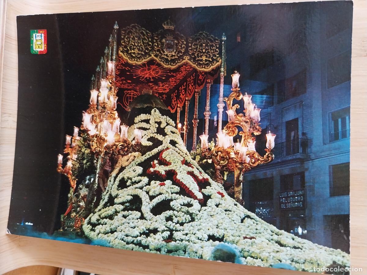 Postales: VIRGEN DE LAS PENAS SEMANA SANTA M&Aacute;LAGA ED FISA 47 SC ORIGINAL NTRA SRA