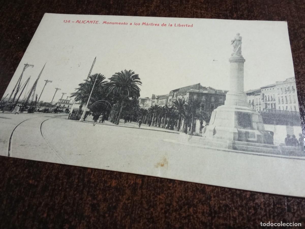 Postales: Alicante.Monumento a los Martires de la LIbertad.