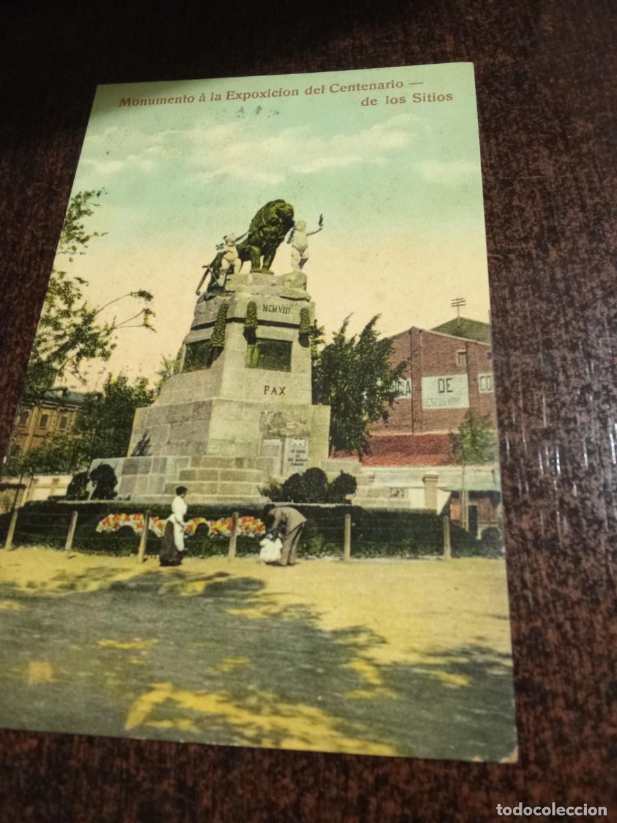 Postales: Monumento a la Exposicion del Centenario de los Sitios.