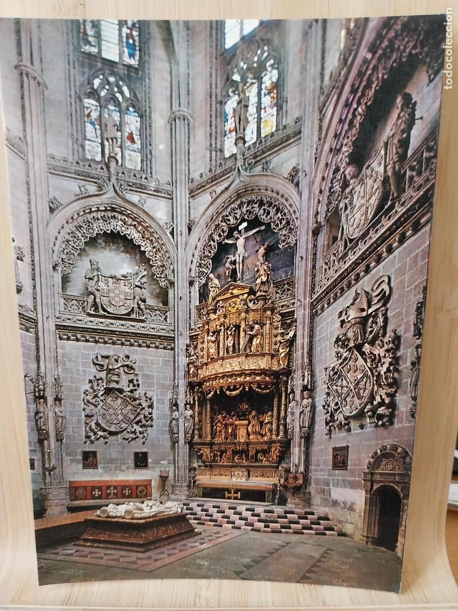 Postales: CAPILLA CONDESTABLES ALTAR MAYOR BURGOS ED BEASCOA 39 SC ORIGINAL