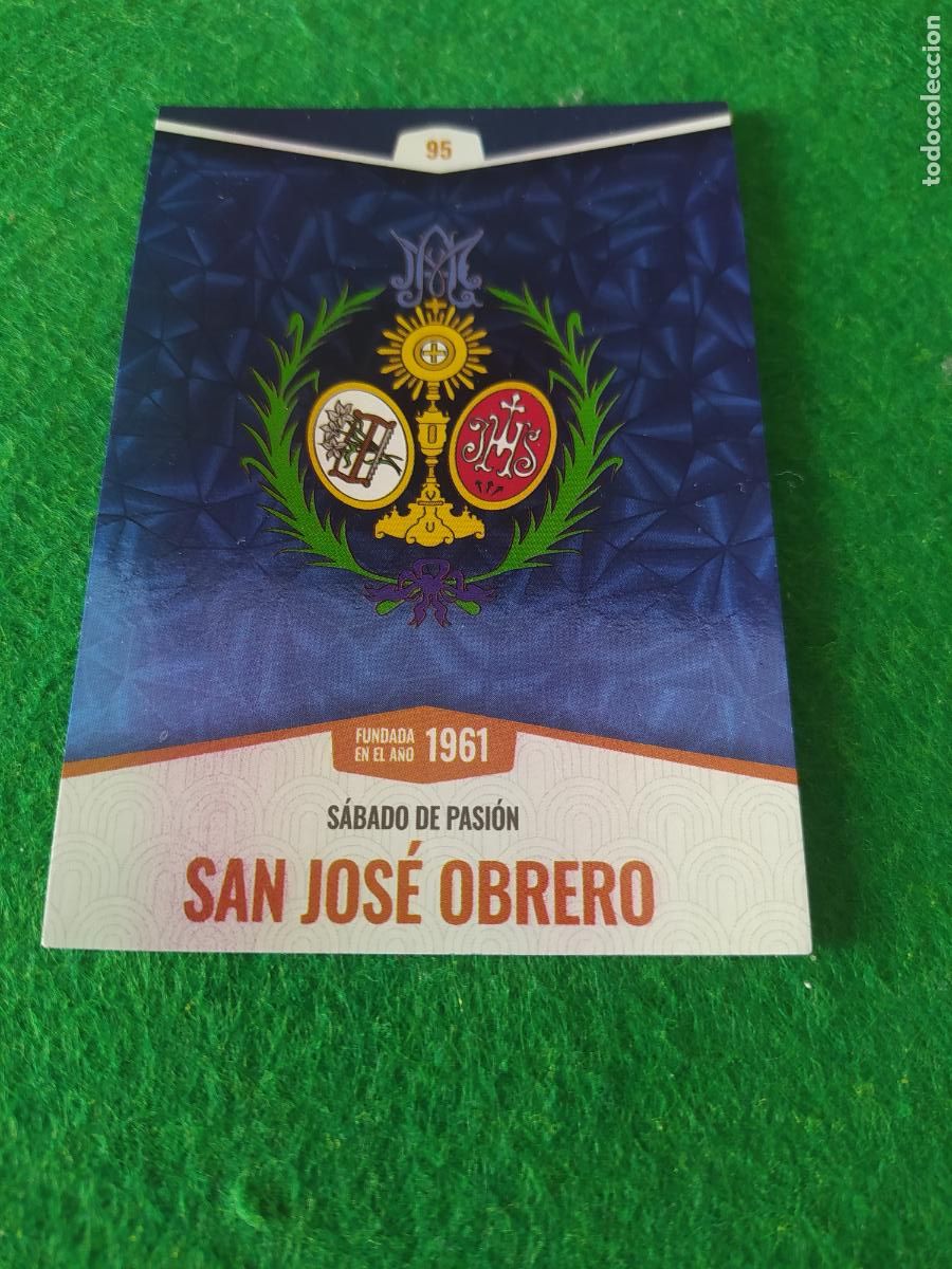 Postales: Holy cards Sevilla semana santa 2026 ESCUDO N&ordm; 95 SAN JOSE OBRERO