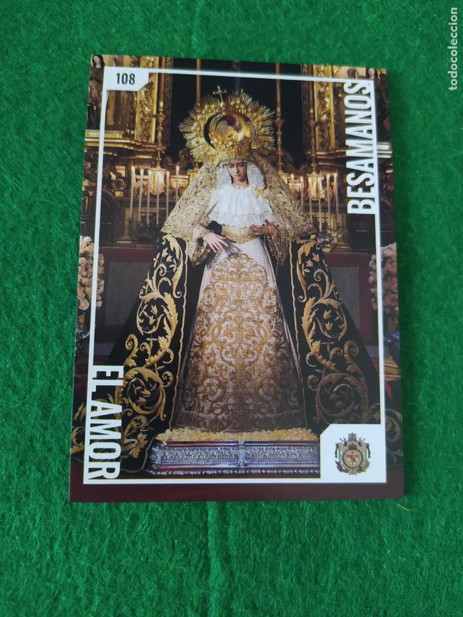 Postales: Holy cards Sevilla semana santa 2026 BESAMANOS N&ordm; 108 EL AMOR