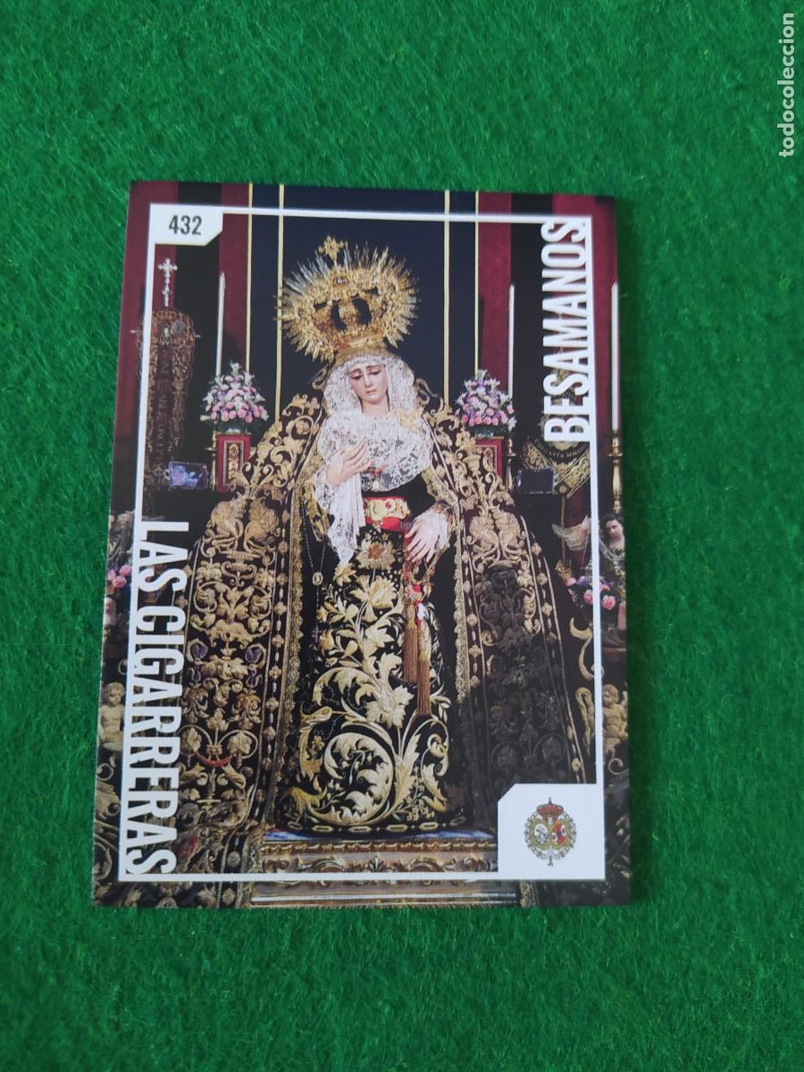 Postales: Holy cards Sevilla semana santa 2026 BESAMANOS N&ordm; 432 LAS CIGARRERAS