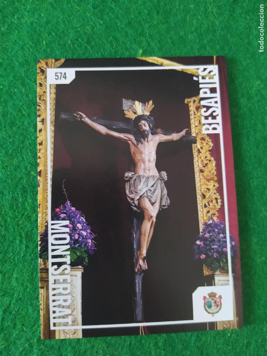 Postales: Holy cards Sevilla semana santa 2026 BESAPIES N&ordm; 574 MONTSERRAT