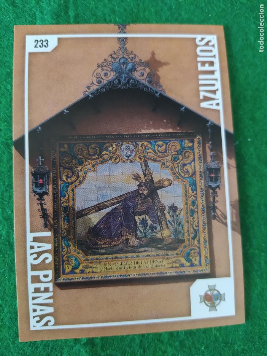 Postales: Holy cards Sevilla semana santa 2026 AZULEJOS N&ordm; 233 LAS PENAS