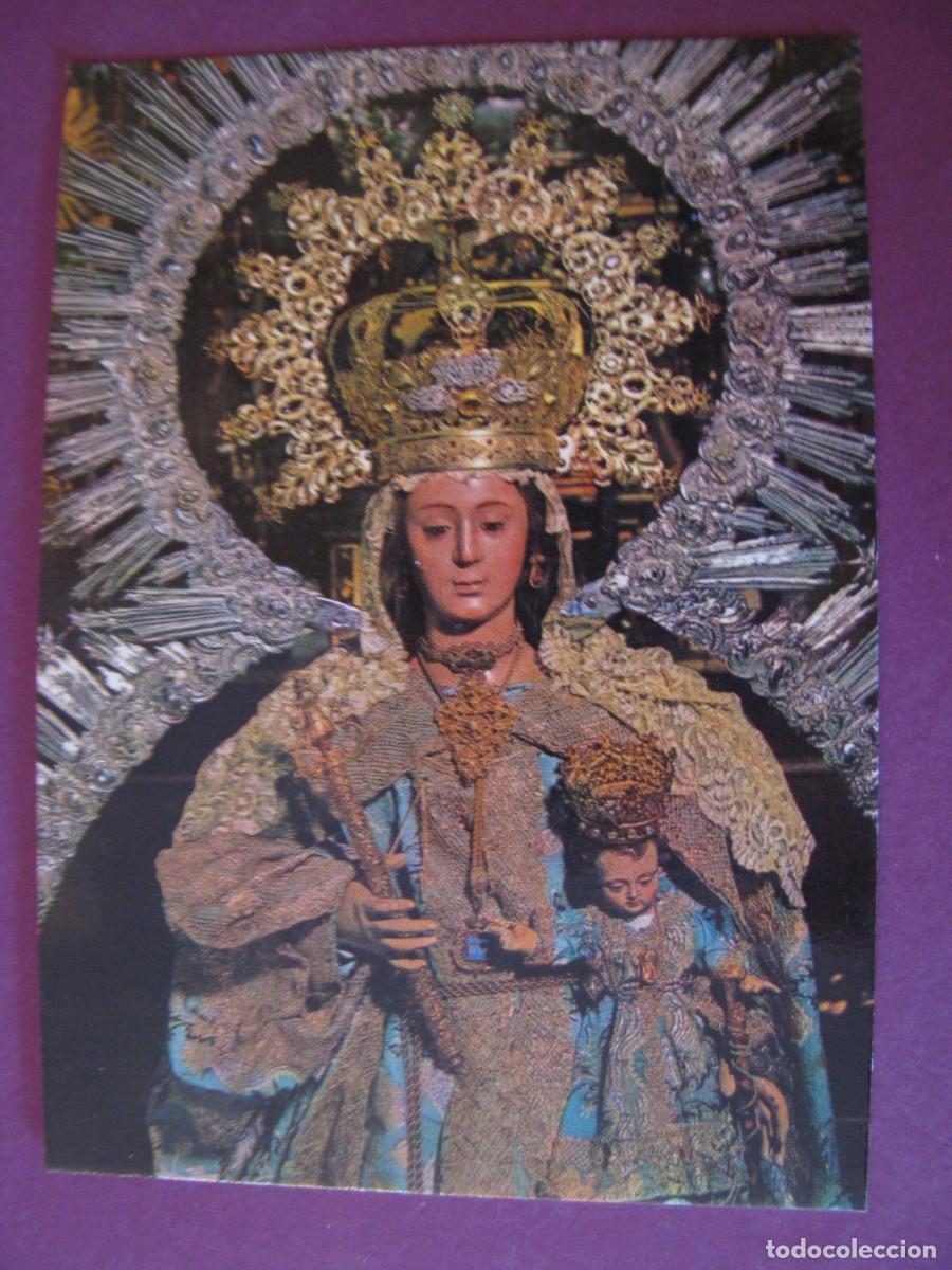 Postales: ESTAMPA RELIGIOSA. VIRGEN DE LA PAZ. RONDA. DETRAS SELLO DE LA HERMANDAD. 10X7 CM