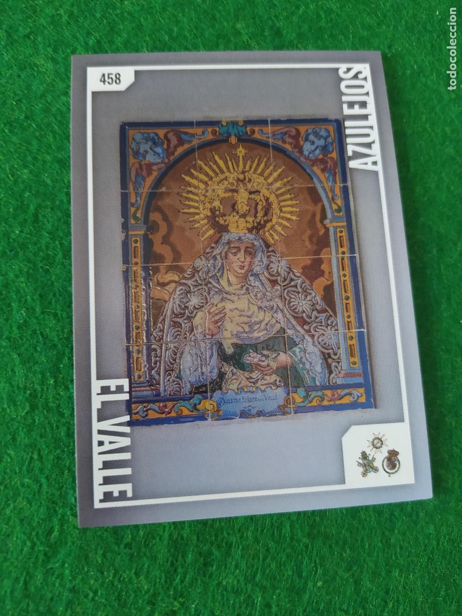 Postales: Holy cards Sevilla semana santa 2026 AZULEJOS N&ordm; 458 EL VALLE