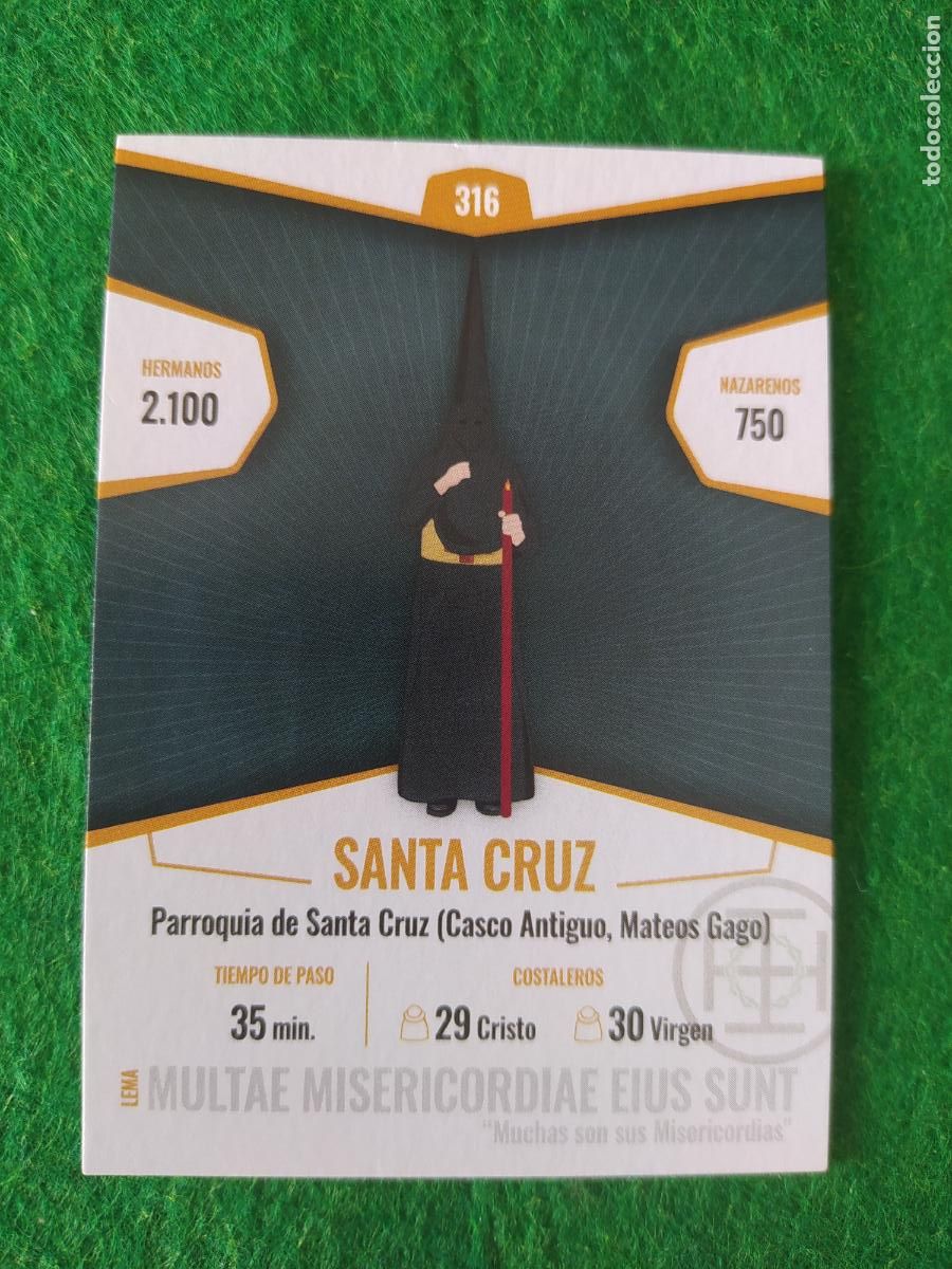 Postales: Holy cards Sevilla semana santa 2026 NAZARENOS N&ordm; 316 SANTA CRUZ