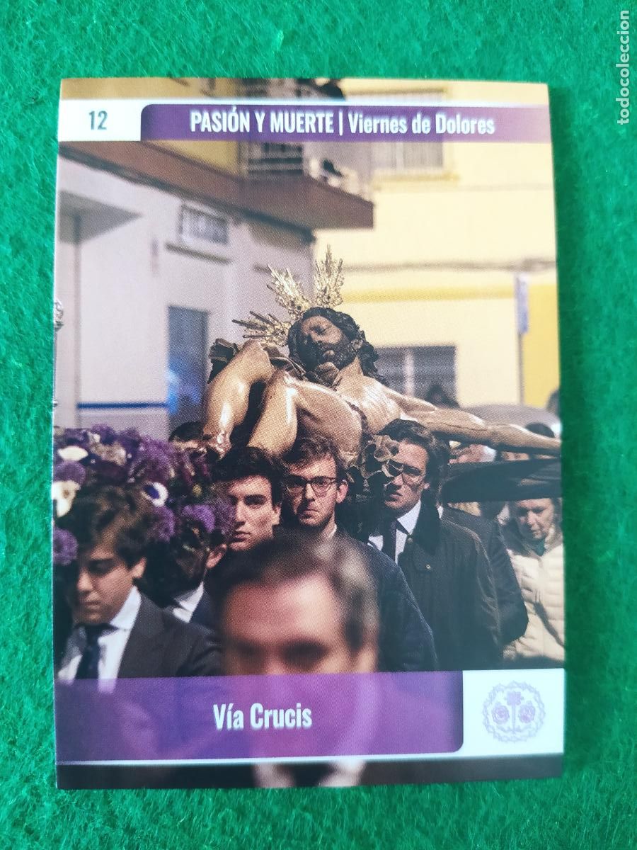 Postales: Holy cards Sevilla semana santa 2026 N&ordm; 12 PASION Y MUERTE