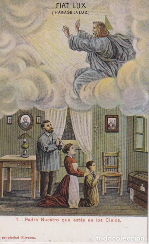 Postales: EL PADRE NUESTRO ILUSTRADO N&ordm;1 - ED. JORGE VENINI (FACSIMIL) - S/C