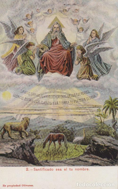 Postales: EL PADRE NUESTRO ILUSTRADO N&ordm;2 - ED. JORGE VENINI (FACSIMIL) - S/C