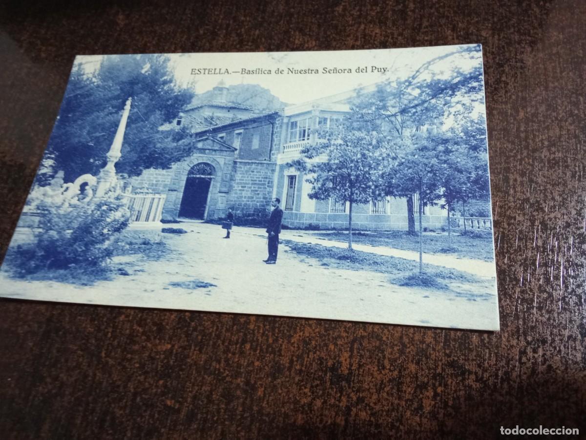 Postales: Estella.Bas&iacute;lica de Nuestra Se&ntilde;ora del Puy.