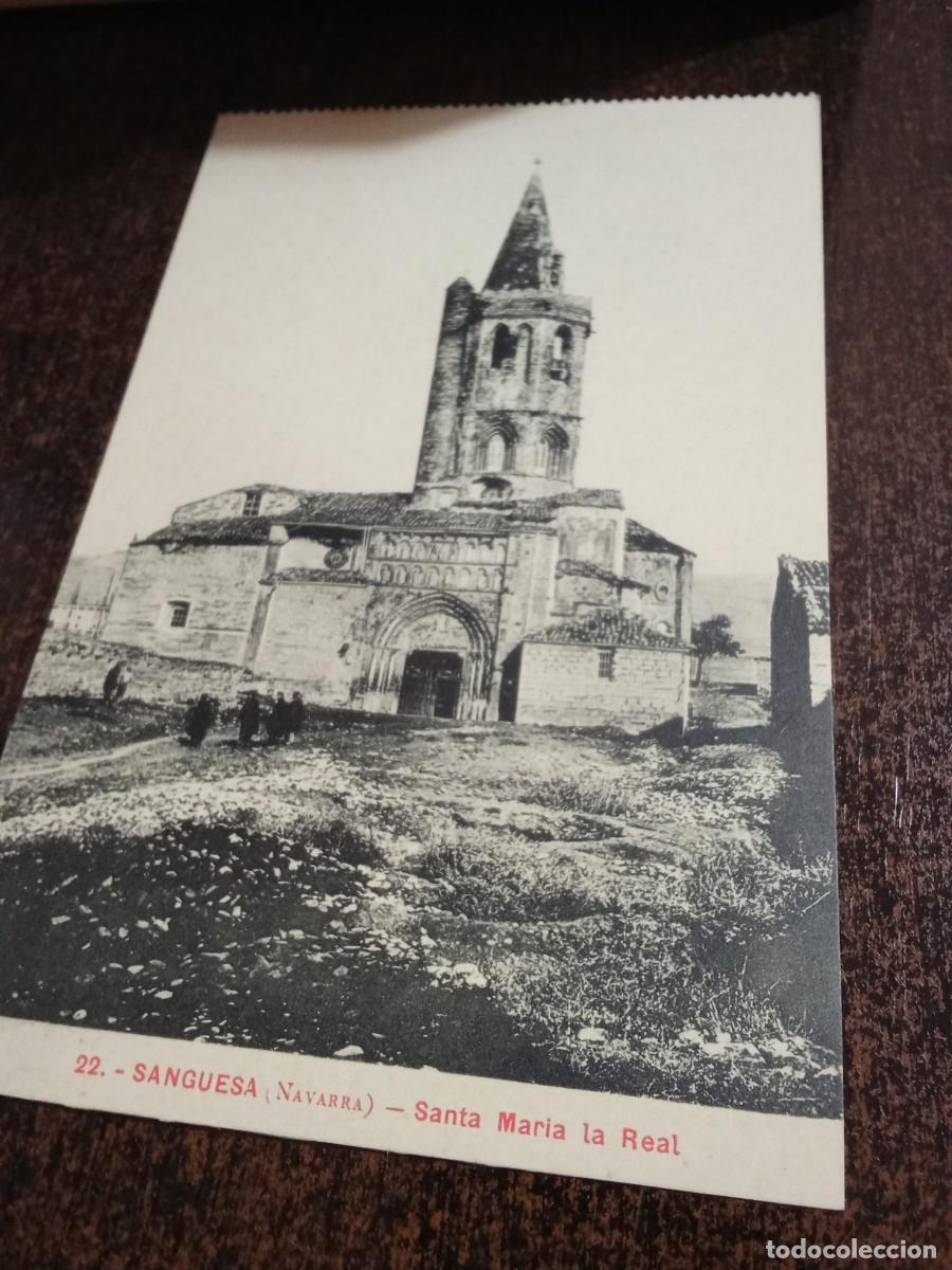 Postales: Sanguesa.Santa Maria la Real.