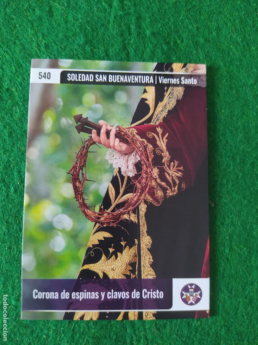 Postales: Holy cards Sevilla semana santa 2026 N&ordm; 540 SOLEDAD SAN BUENAVENTURA