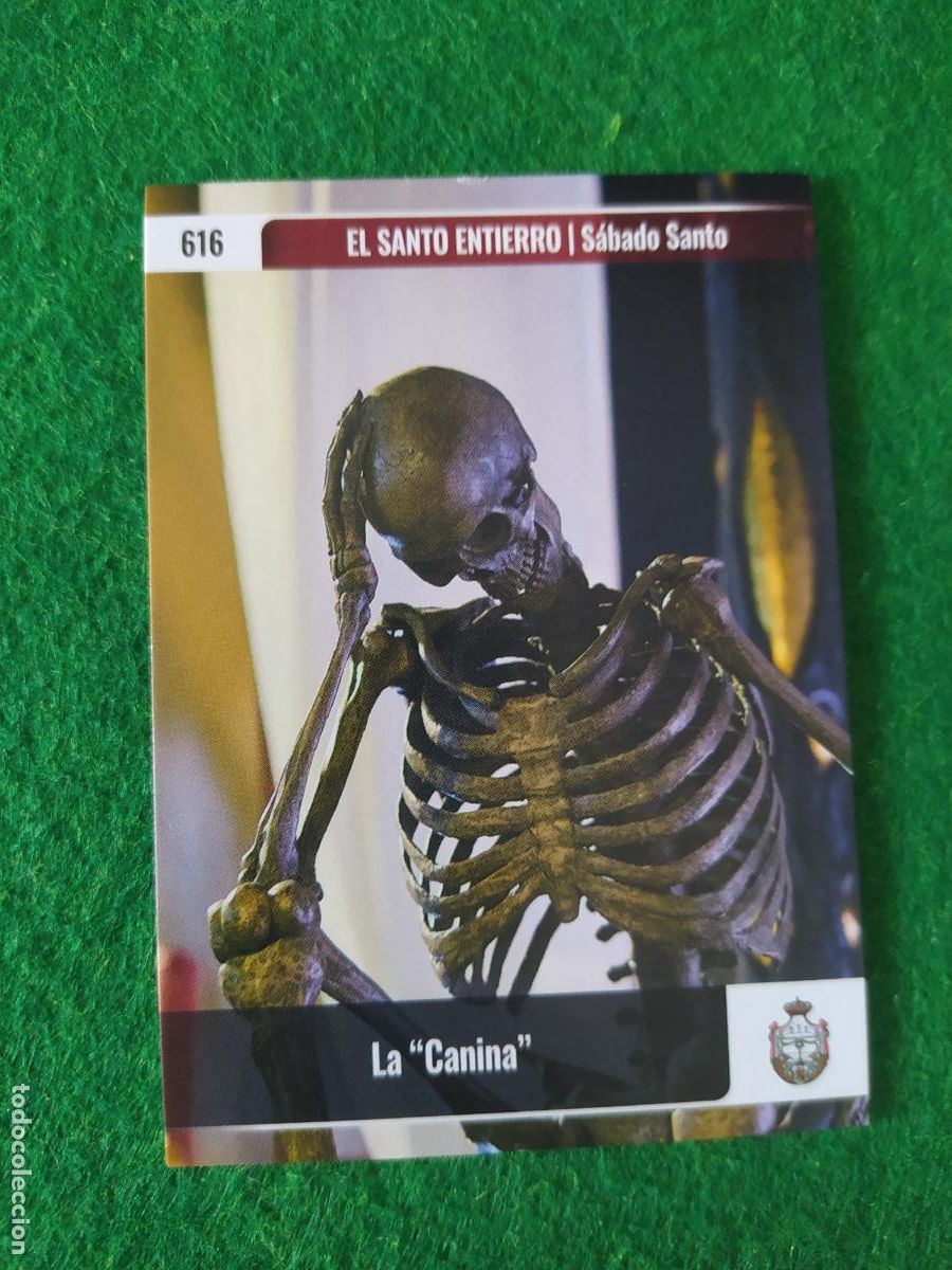 Postales: Holy cards Sevilla semana santa 2026 N&ordm; 616 EL SANTO ENTIERRO &rdquo;LA CANINA&rdquo;